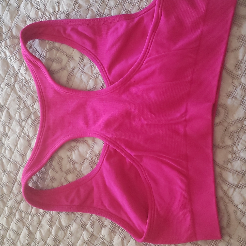Hot pink L not padded sports bra xersion - Picture 5 of 5
